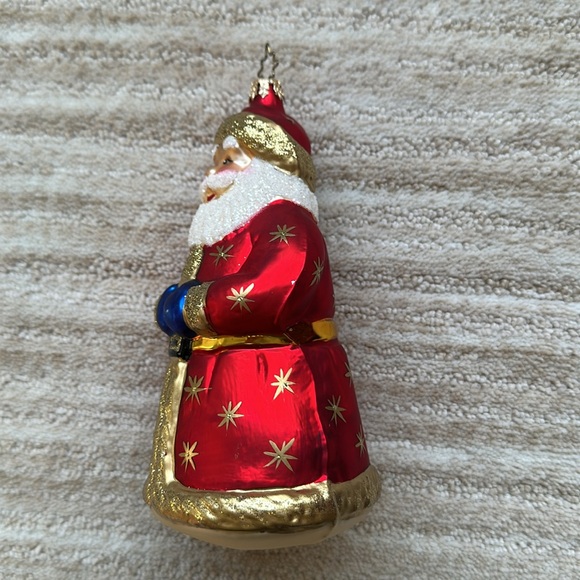 Christopher Radko Glass Christmas Ornament Ded Moroz Santa Red & Gold Robe - Picture 7 of 16